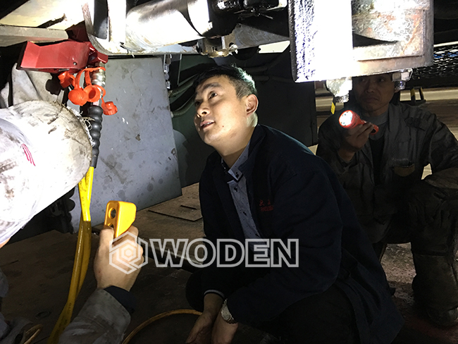 沃顿技术员在合肥某机务段培训